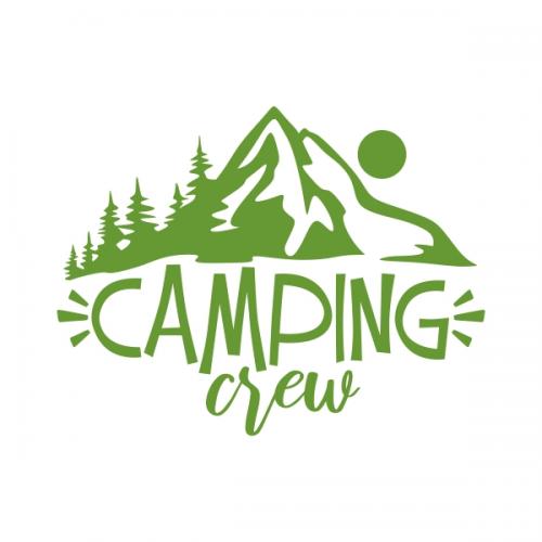 Camping Crew SVG Cuttable Design