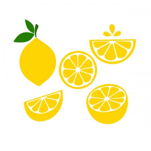 Lemon Slice Pack SVG Cuttable Designs