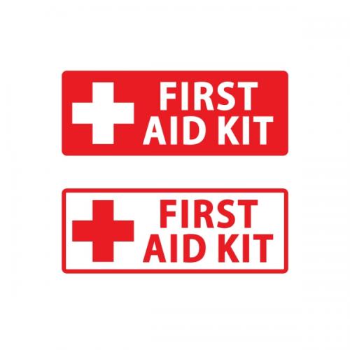 First Aid Kid Decal Cuttable Design | Apex Designs & Fonts