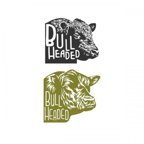 Bull Headed SVG Cuttable Designs