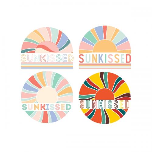 Sunkissed Sun Kissed SVG Cuttable Designs
