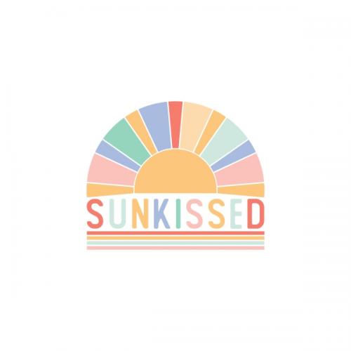 Sunkissed Sun Kissed SVG Cuttable Design