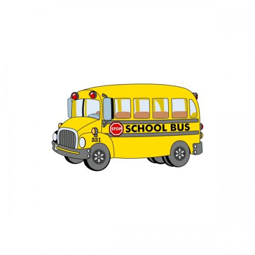 School Bus Pack SVG Cuttable Design