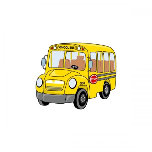 School Bus Pack SVG Cuttable Design