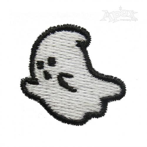 Little Flying Ghost Embroidery Design
