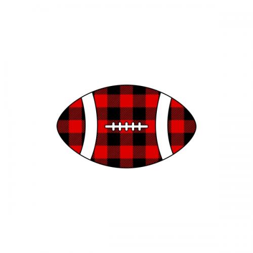 Buffalo Plaid Football Pack SVG Cuttable Design