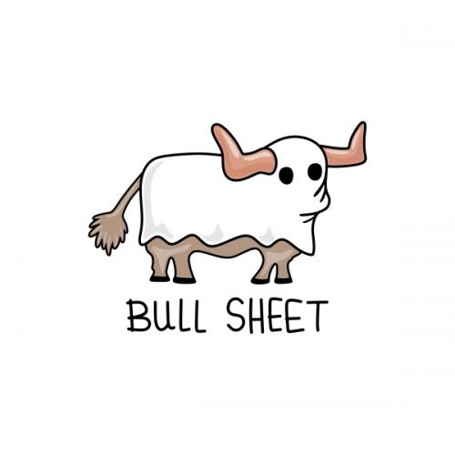 Halloween Bull Sheet SVG Cuttable Design