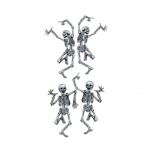 Dancing Skeletons Couple SVG Cuttable Designs