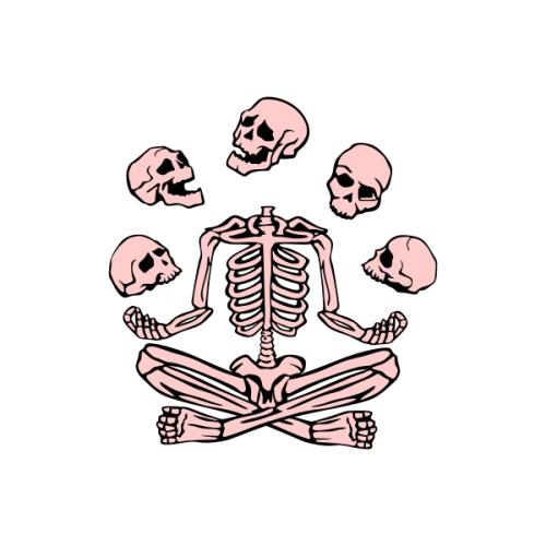 Halloween Skeleton Juggling Skulls SVG Cuttable Design