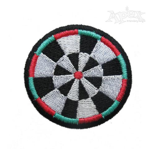 Dartboard Embroidery Design
