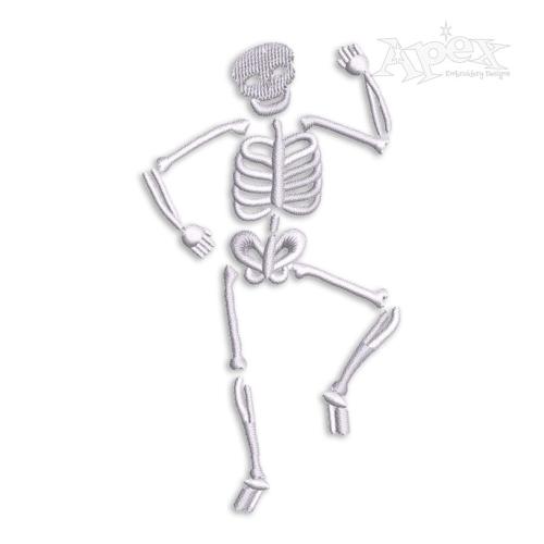 Halloween Dancing Skeletons Pack Embroidery Design