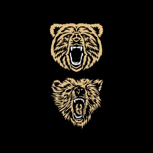 Roaring Bear Face SVG Cuttable Designs