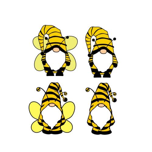 Bee Gnomes Pack Cuttable Design | Apex Designs & Fonts