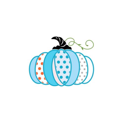 Fancy Patterns Pumpkin SVG Cuttable Design