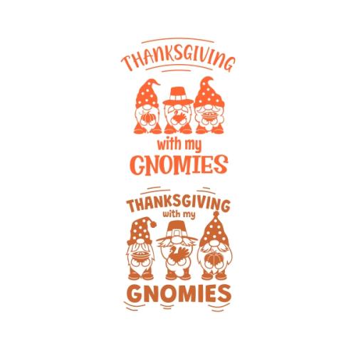 Thanksgiving with my Gnomies SVG Cuttable Designs