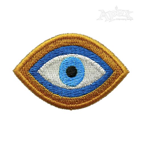 Simple Eye #2 Embroidery Design