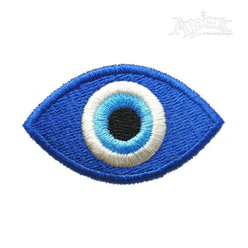 Simple Eye #1 Embroidery Design