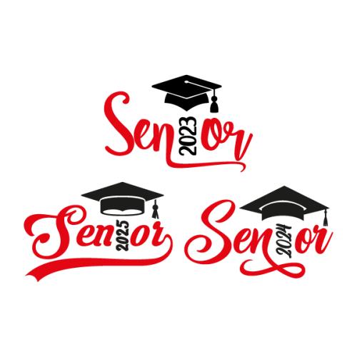 Senior Graduation 2023 2024 2025 SVG Cuttable Designs