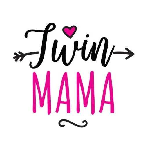 Twin Mama Mom SVG Cuttable Design