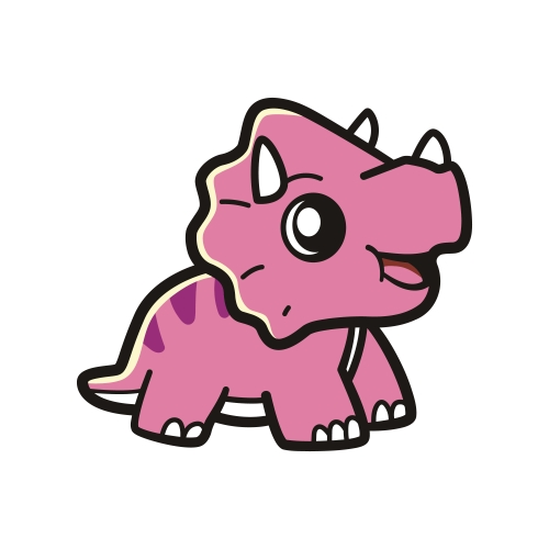 Rhinoceros Dinosaur SVG Cuttable Design
