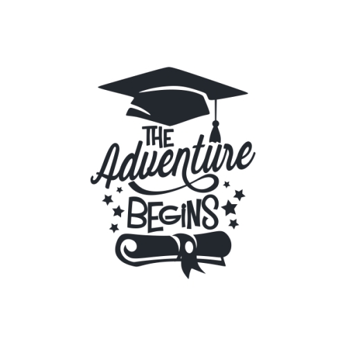 The Adventure Begins Graduation SVG