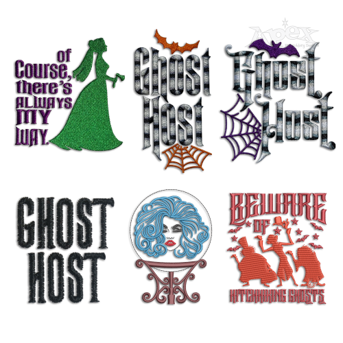 Halloween Haunted Mansion Machine Embroidery Designs by Apex