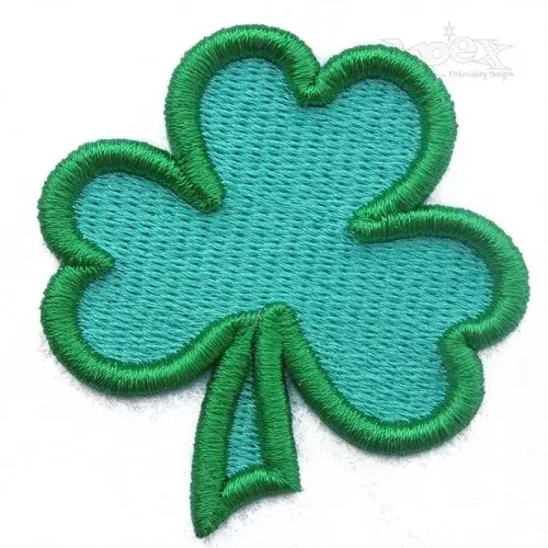 Shamrock 3D Puff Embroidery Design