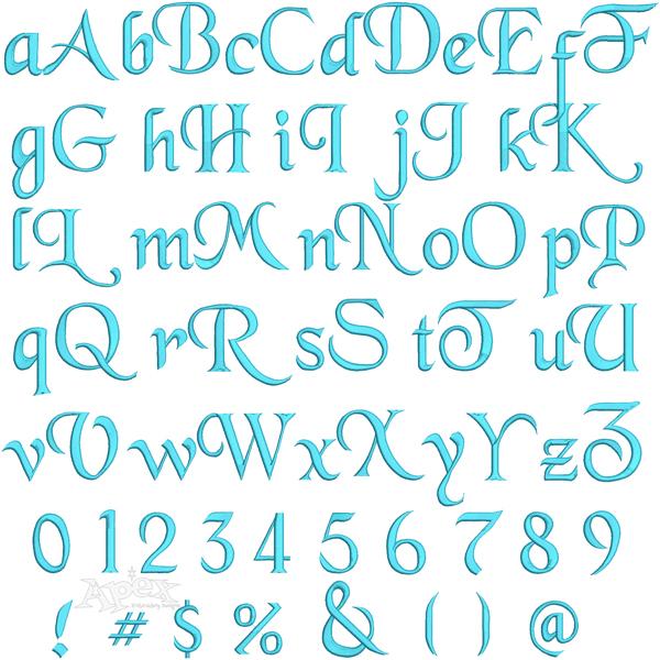 ◆hana＊◆ Hana embroidery font dst/exp/jef/hus/vip/vp3/xxx 15 sizes