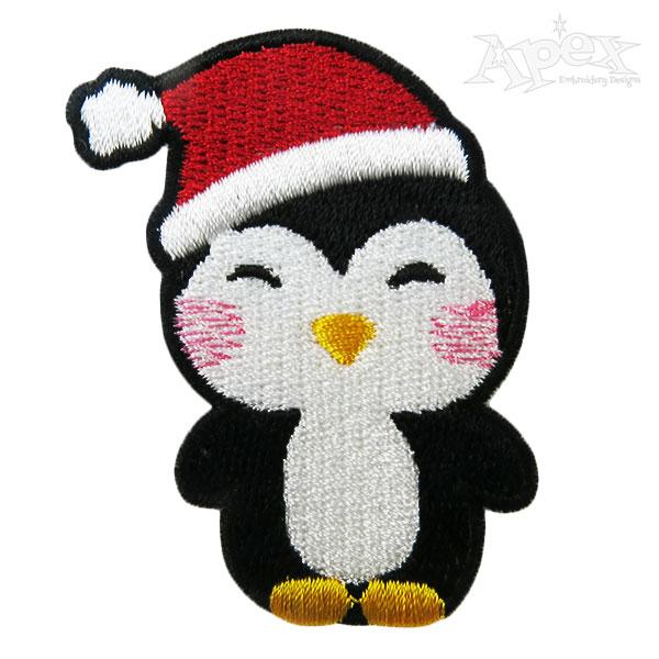 Penguin Christmas Embroidery Design | Apex Embroidery Designs, Monogram  Fonts & Alphabets