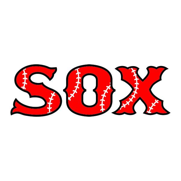 Baseball Sox Cuttable Font, Cuttable