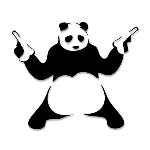 Download Panda With Guns Banksy Cuttable Designs Apex Embroidery Designs Monogram Fonts Alphabets