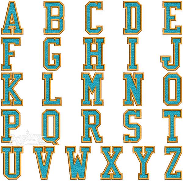 varsity font