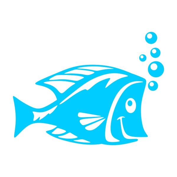 Happy Fish Cuttable Design | Apex Designs & Fonts