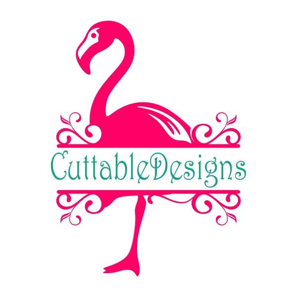 Download Flamingo Cuttable Frame Apex Embroidery Designs Monogram Fonts Alphabets