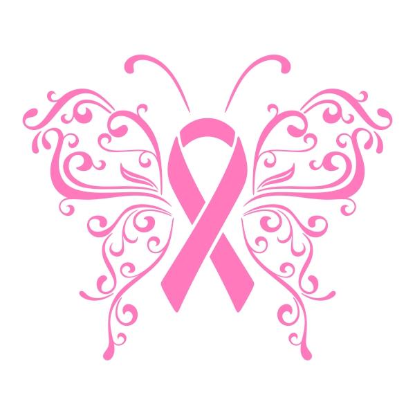 Pink Ribbon Cuttable Design | Apex Embroidery Designs, Monogram Fonts