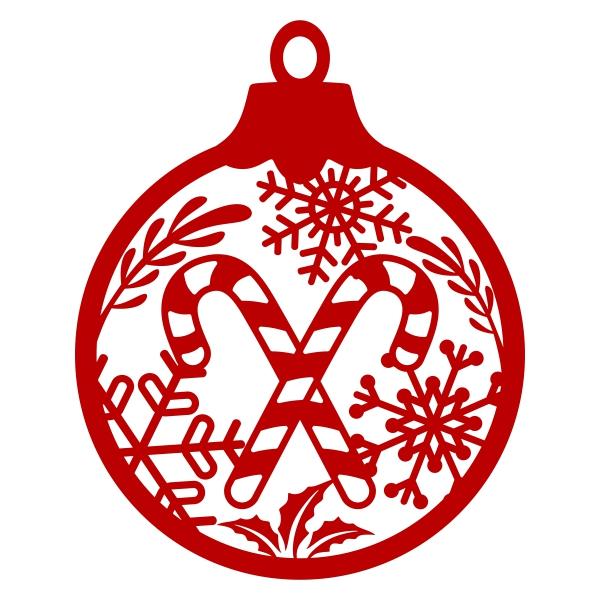 Christmas Ornament Cuttable Design | Apex Embroidery Designs, Monogram