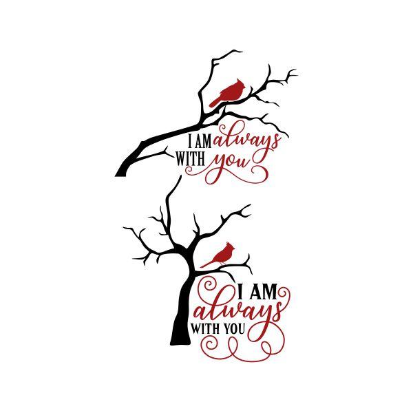 Cardinal Bird I Will Always Be Here With You Shirt - Thefirsttees