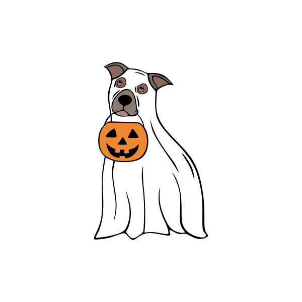 Silhouette Design Store - View Design #278093: funny ghost dog