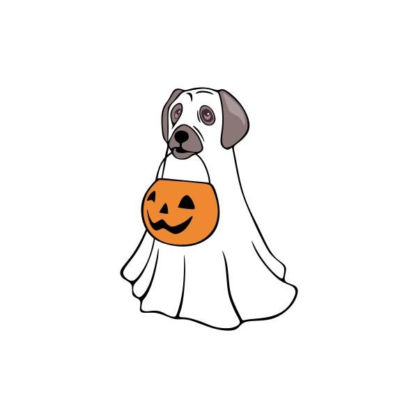 Silhouette Design Store - View Design #278093: funny ghost dog