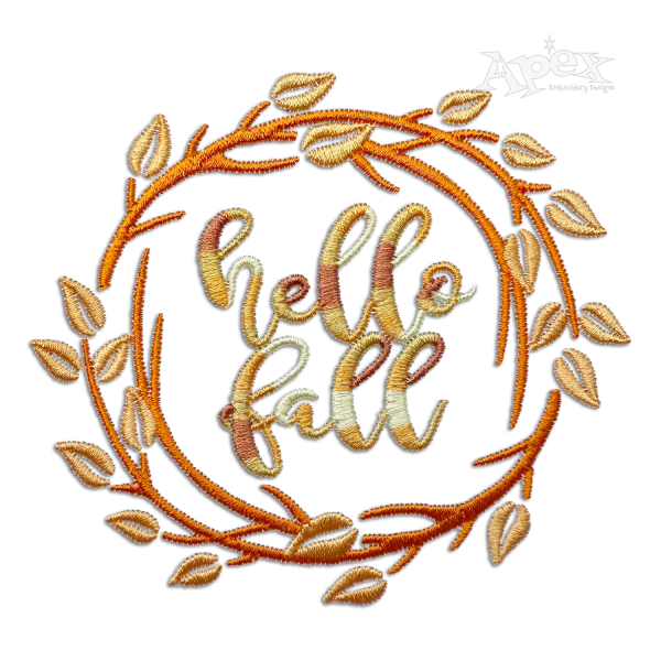 Fall Word Art Bundle Apex Machine Designs Digitized by Apex