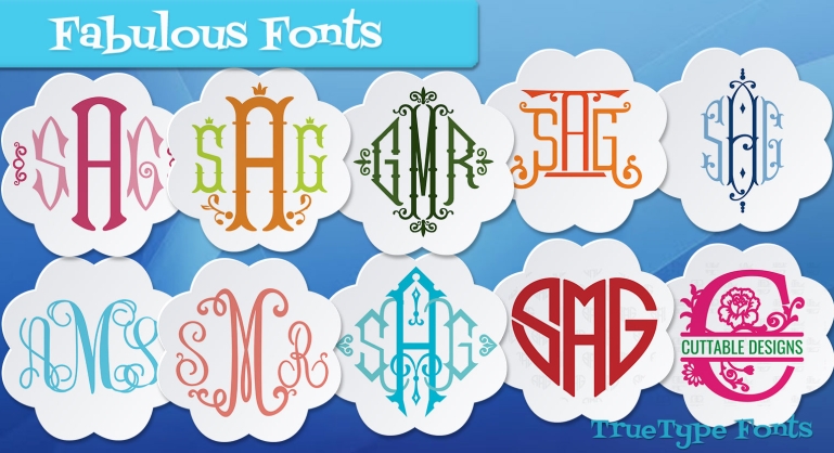 All Cuttable Fonts