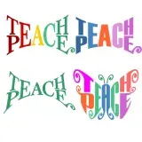 Teach Peach Svg Cuttable Designs