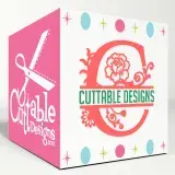 Flower Flora Split Font Cuttable Font