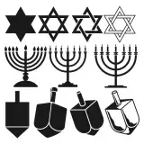 Hanukkah Svg Cuttable Designs