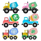 Cement Truck Svg Cuttable Designs