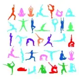 Yoga Decal Cuttable Designs