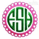 Scalloped Circle Embroidery Frame