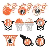 Basketball Svg Cuttable Designs