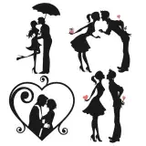 Love Couple Svg Cuttable Designs