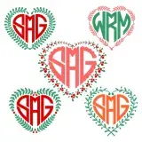 Heart Wreath Svg Cuttable Designs